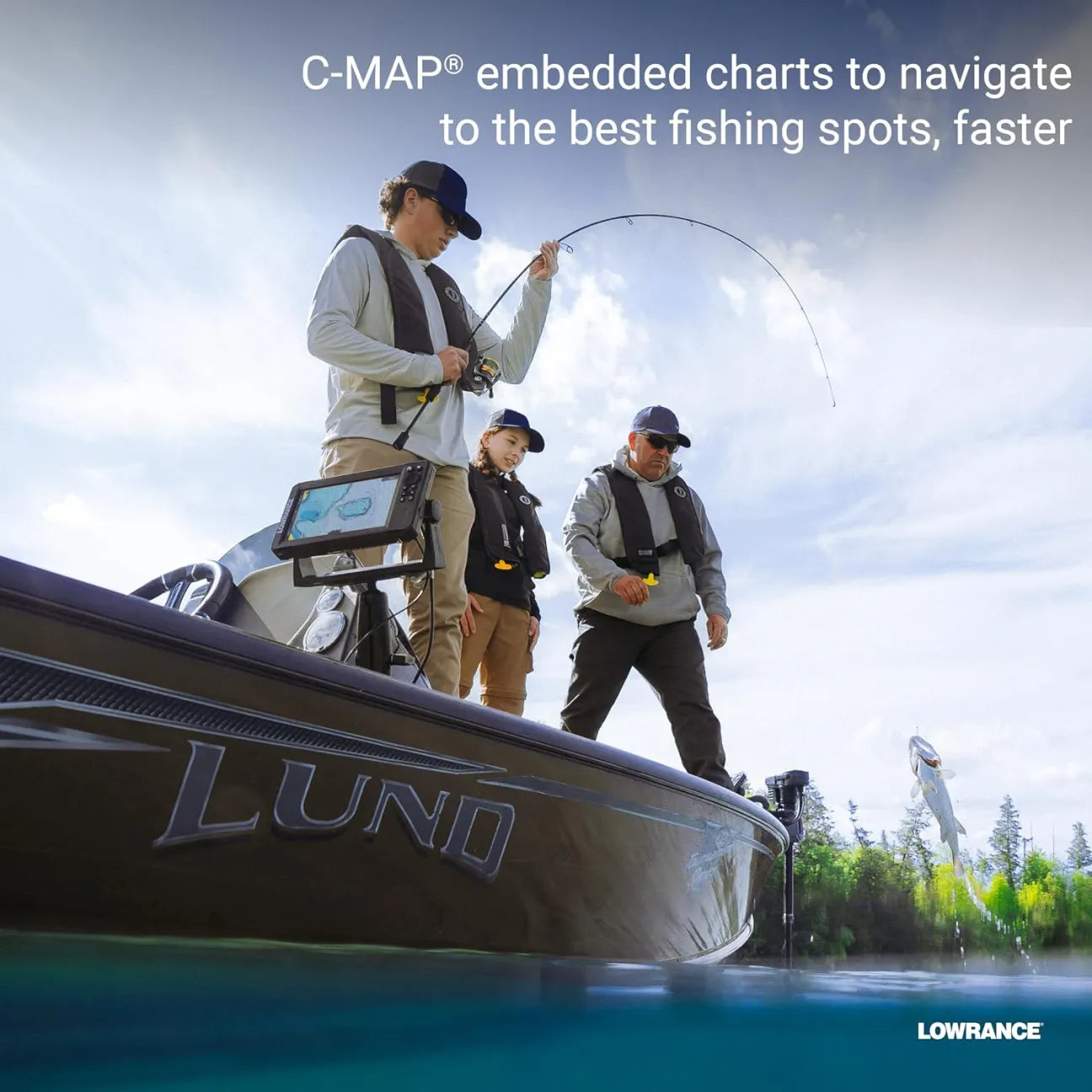 Eagle Eye 9 Fish Finder with C-MAP Charts - view 2