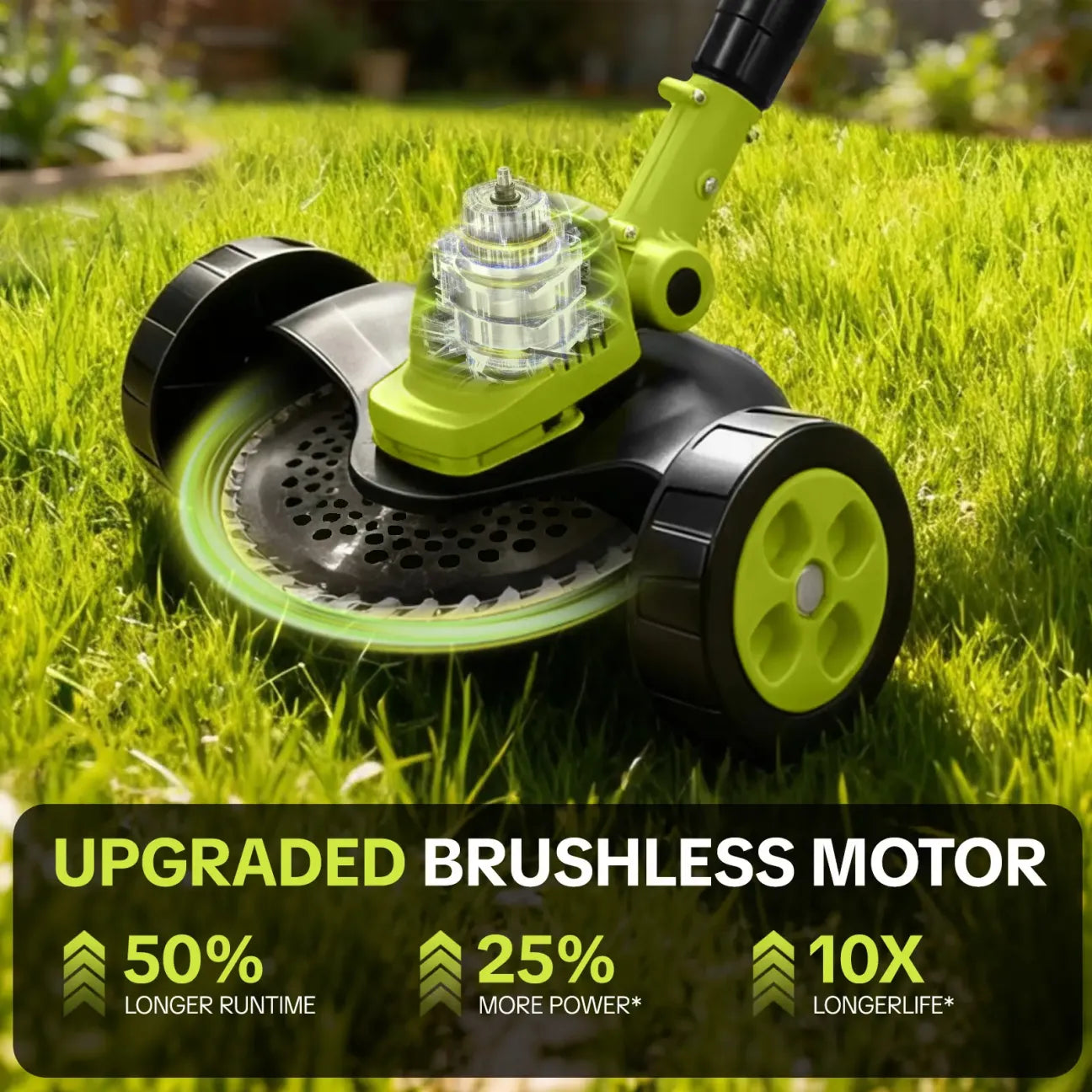 21V Cordless 3-in-1 Lawn Trimmer - view 3