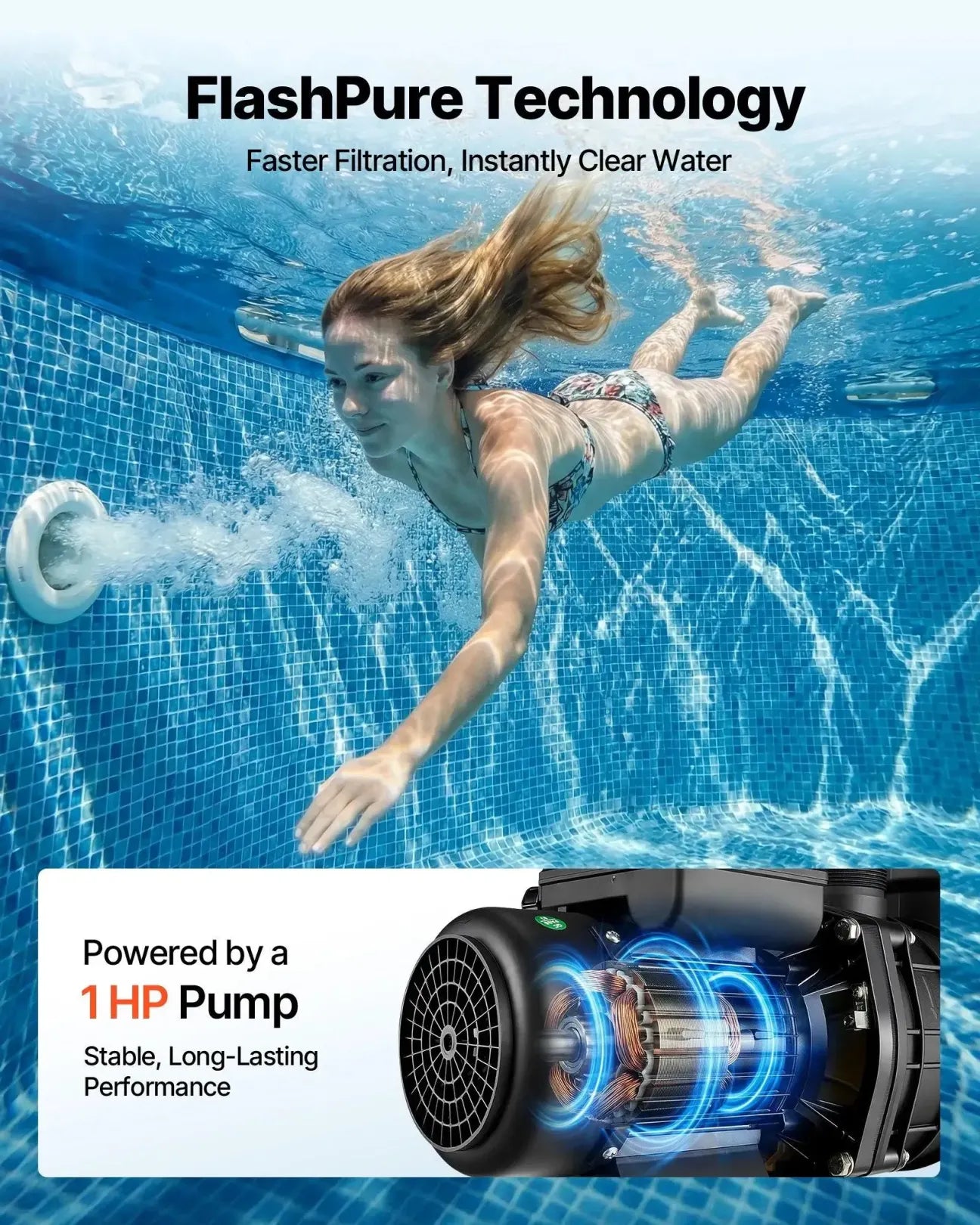 FlashPure 16-Inch Sand Filter Pump - view 4