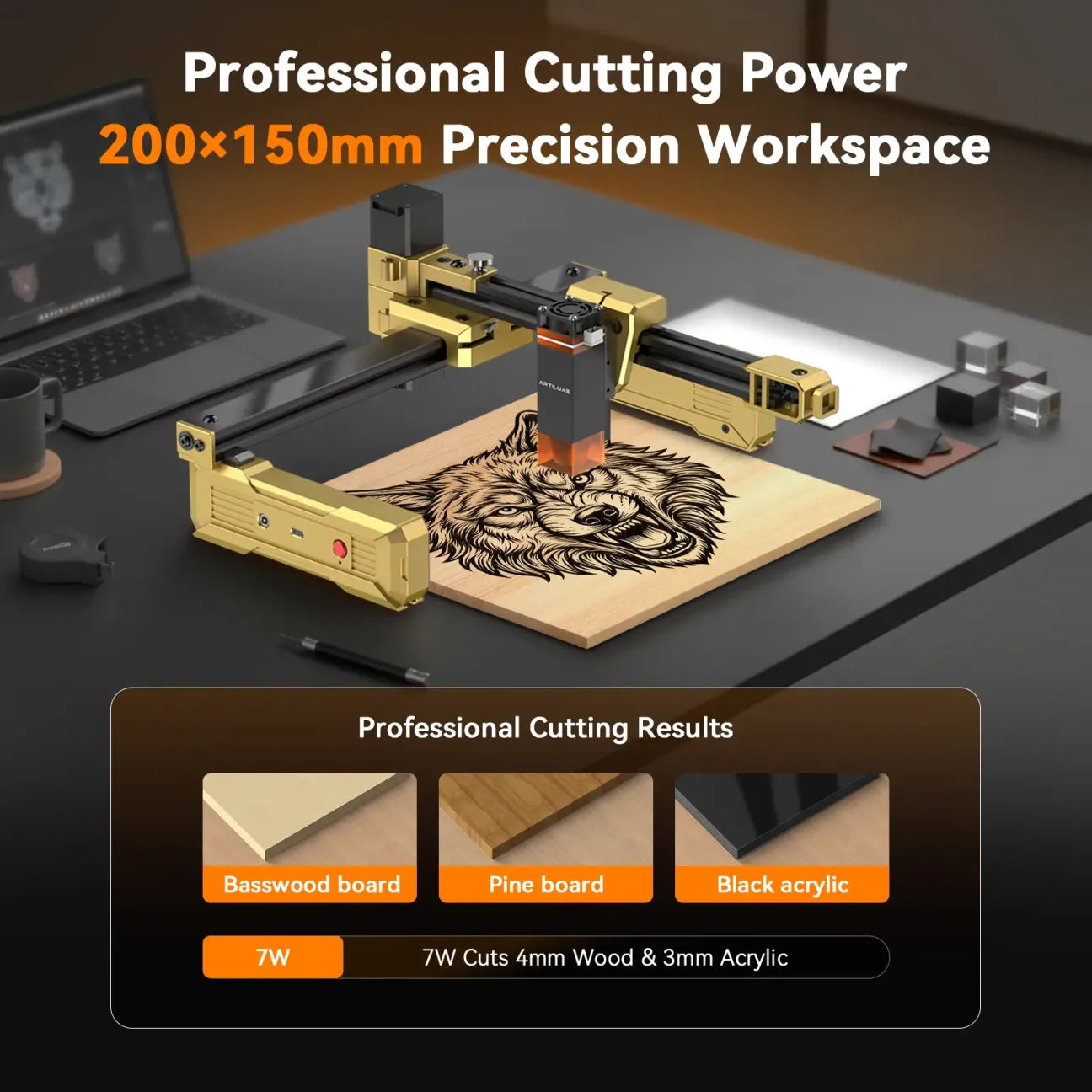 T1 Foldable Laser Engraver - view 2