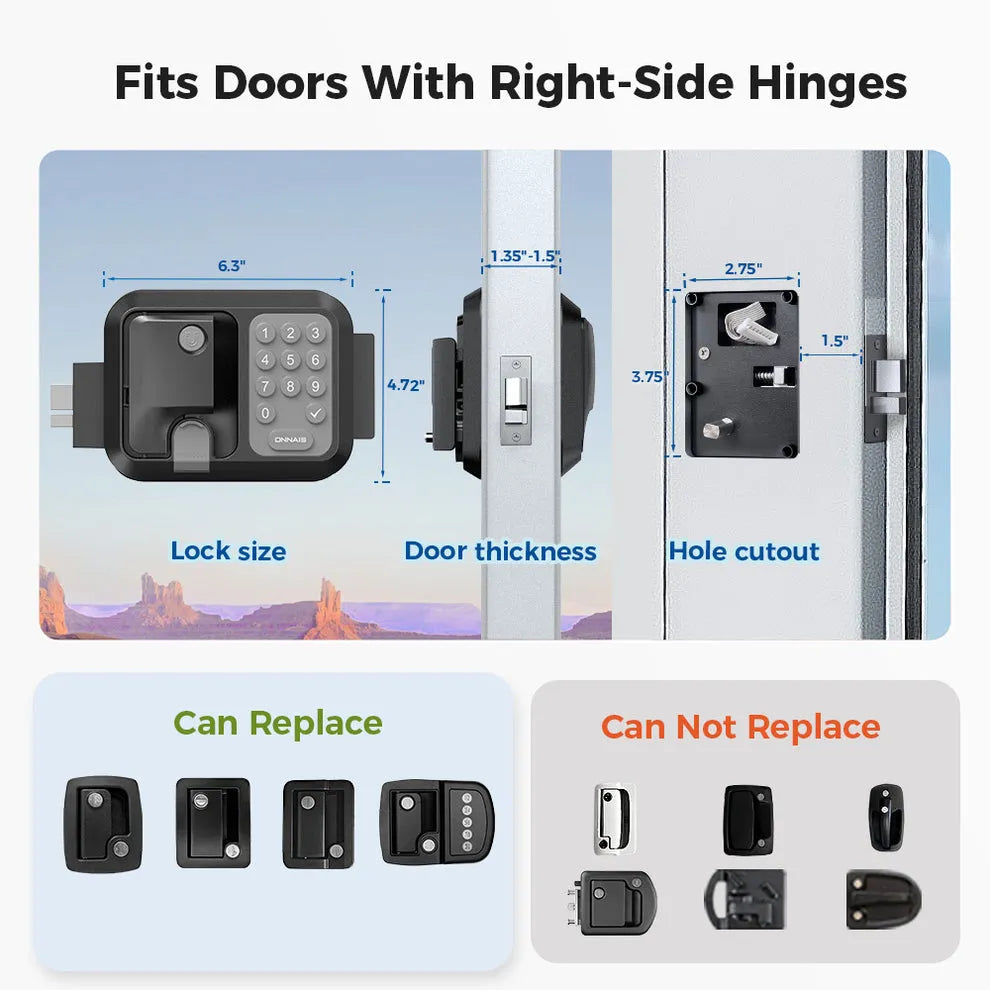 Guard Pro Keyless RV Door Lock - view 3