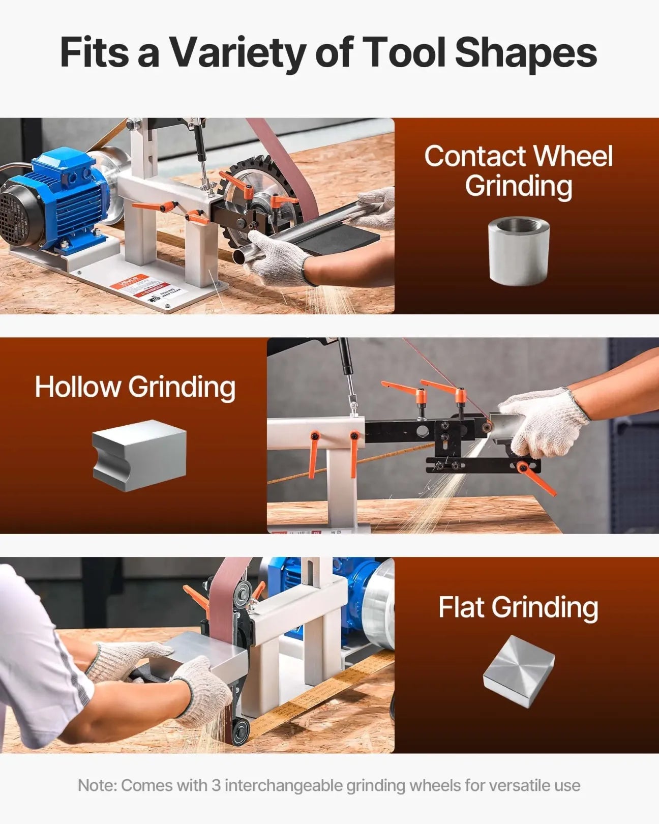Variable-Speed Belt Sander and Grinder - view 4