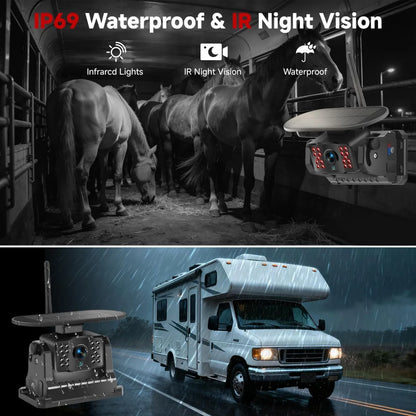 7-Inch Dual Wireless Magnetic Backup Camera - view 3