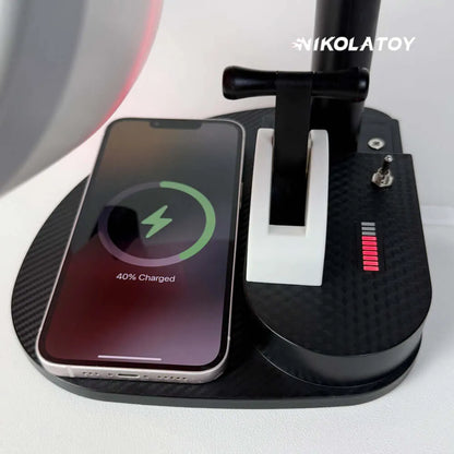 Jet Engine Desk Fan with Wireless Charger - view 2