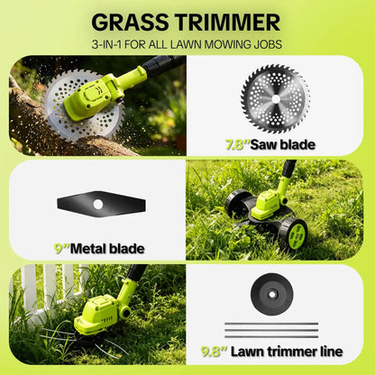 21V Cordless 3-in-1 Lawn Trimmer - view 5