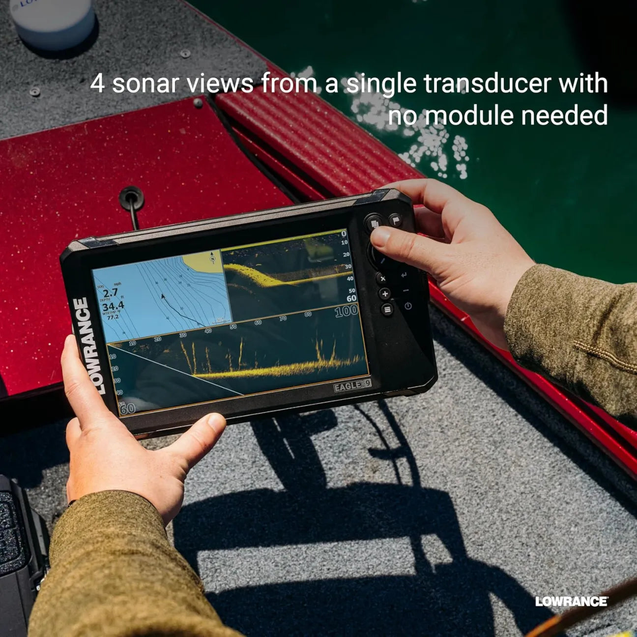 Eagle Eye 9 Fish Finder with C-MAP Charts