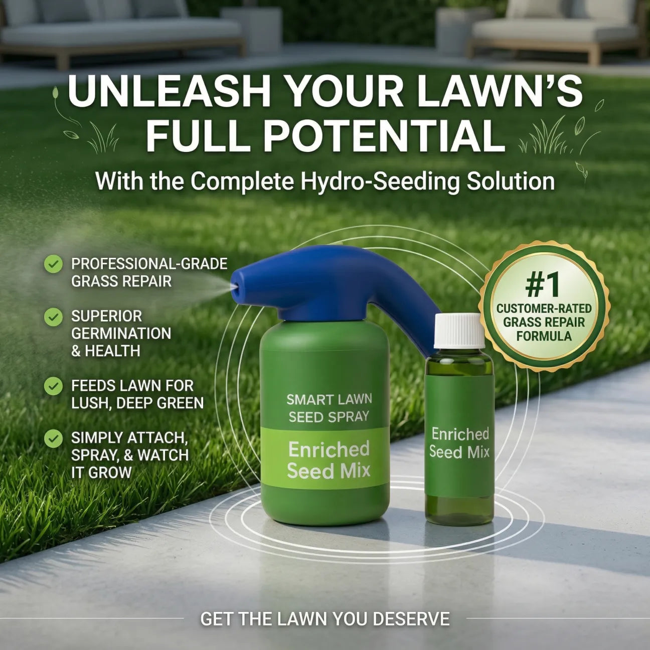 Hydro Seeding Lawn Spray Kit - view 2
