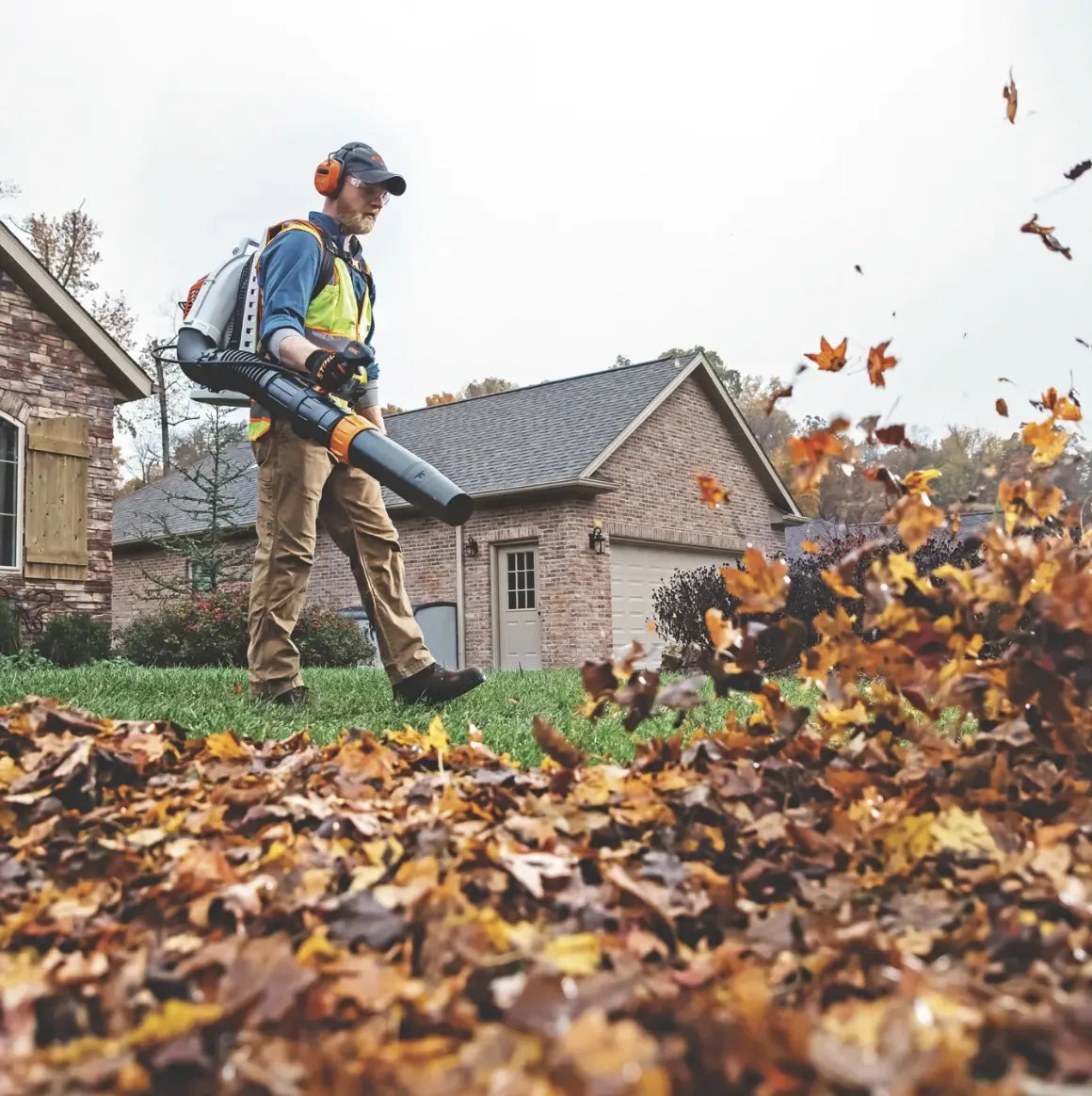 Gas-Powered Backpack Leaf Blower - view 5