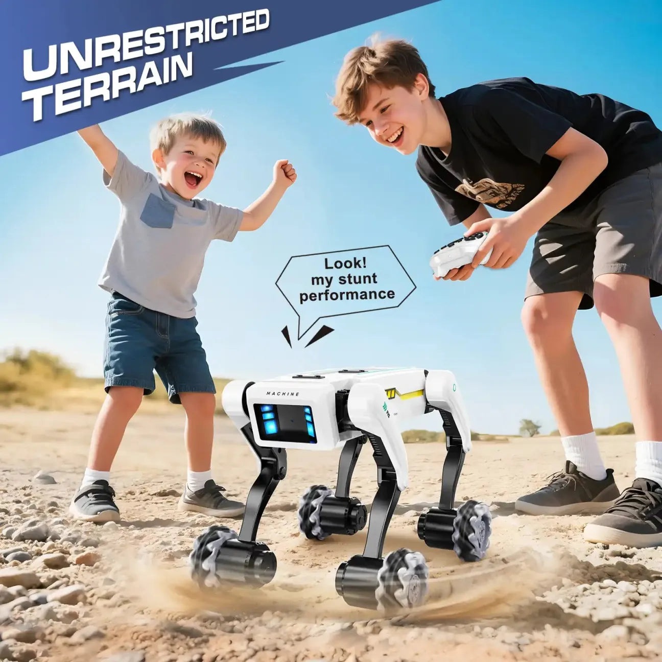 3-in-1 Interactive Robot Dog with Wheels - view 5