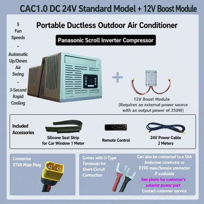 24V/48V Portable Vehicle Air Conditioner