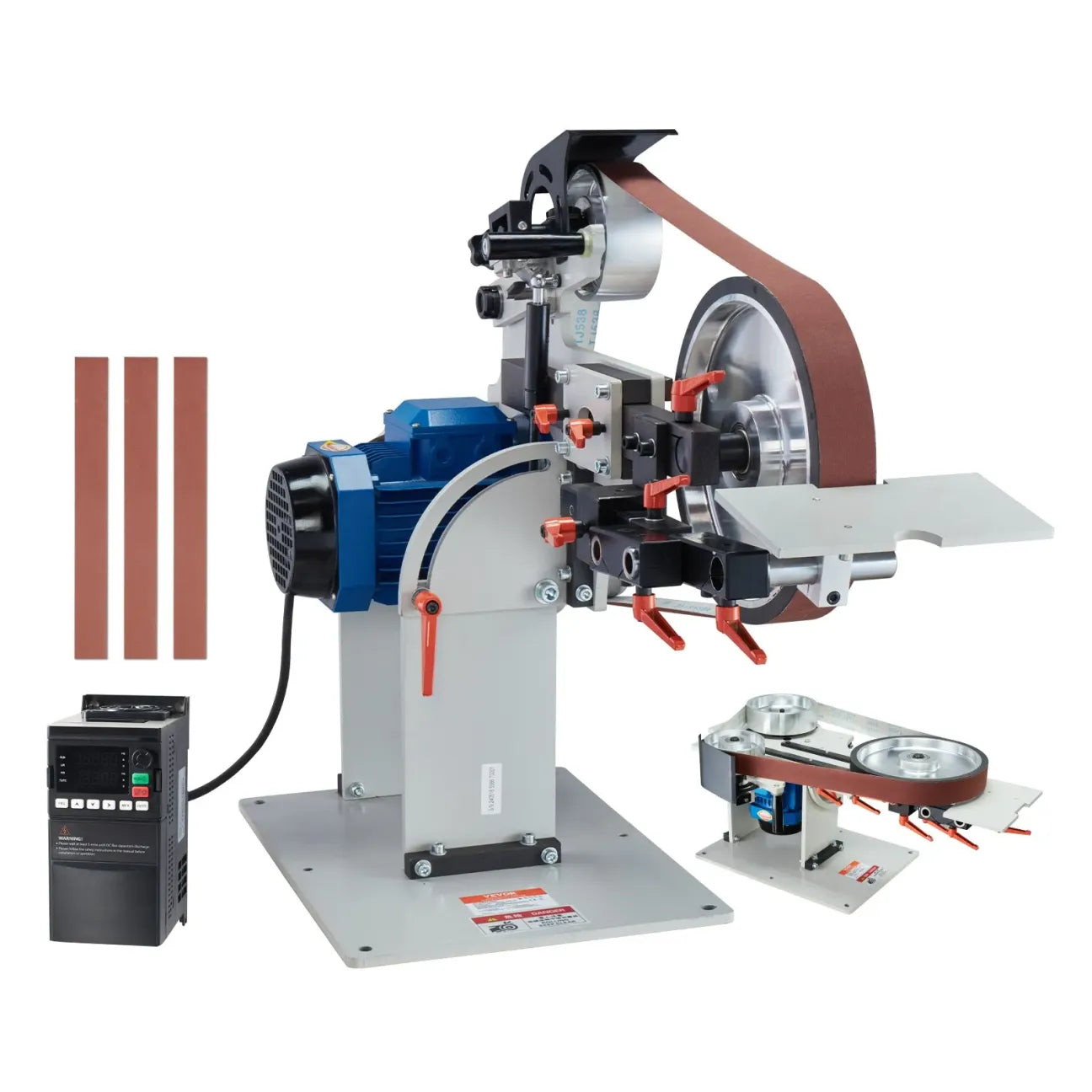 Variable-Speed Belt Sander and Grinder
