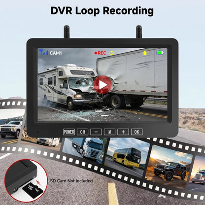 7-Inch Dual Wireless Magnetic Backup Camera - view 5