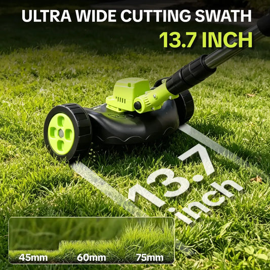 21V Cordless 3-in-1 Lawn Trimmer